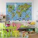 Mapa Mundi Infantil - Papel Mural - Mappin