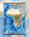 Mapa Físico de África - Lámina con Flejes - Mappin