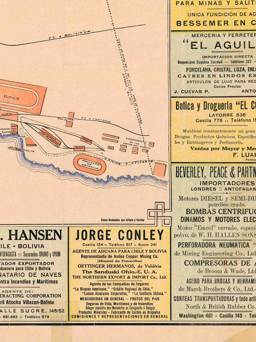 Plano de Antofagasta 1923 - Lámina