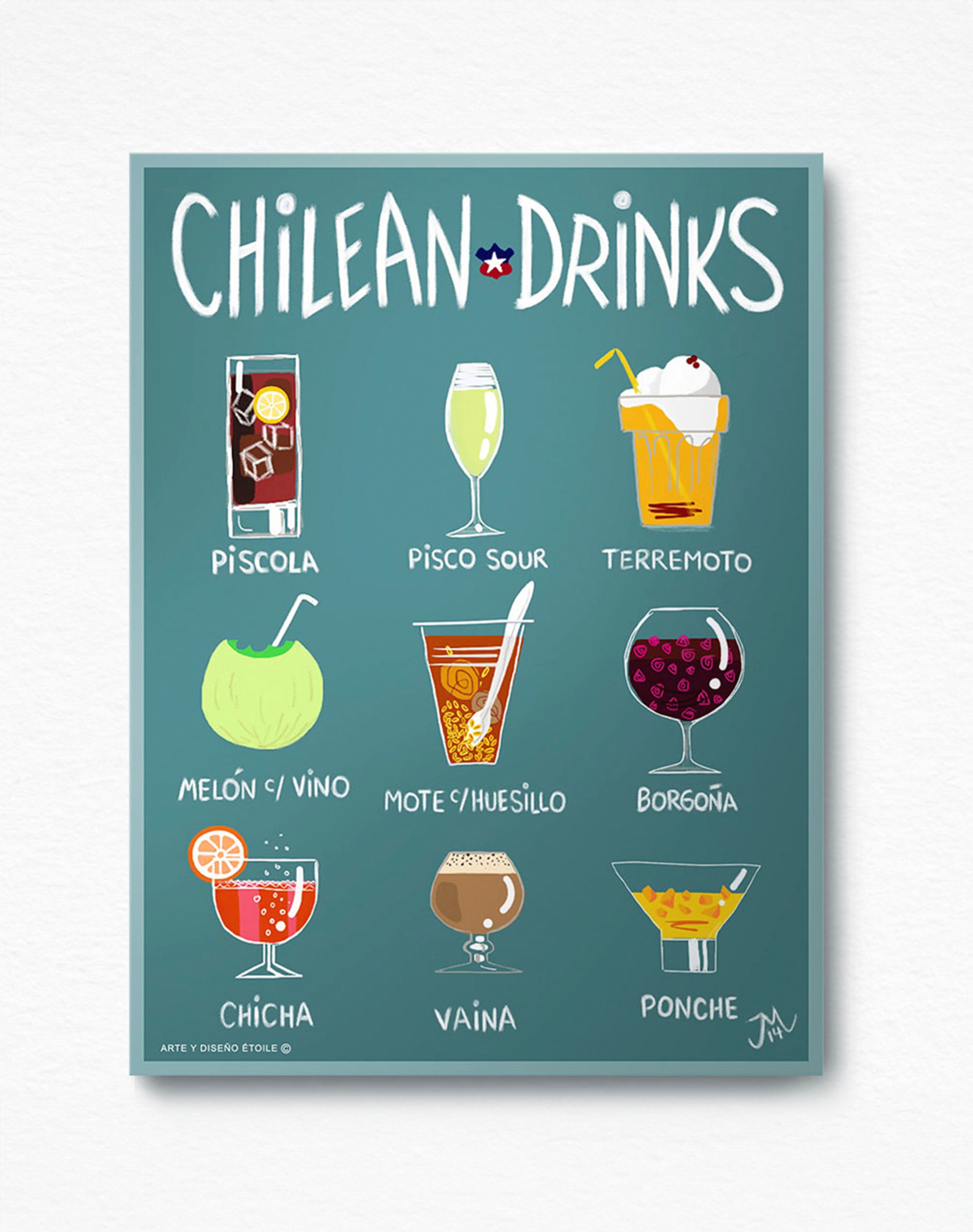 Chilean Drinks - Lámina