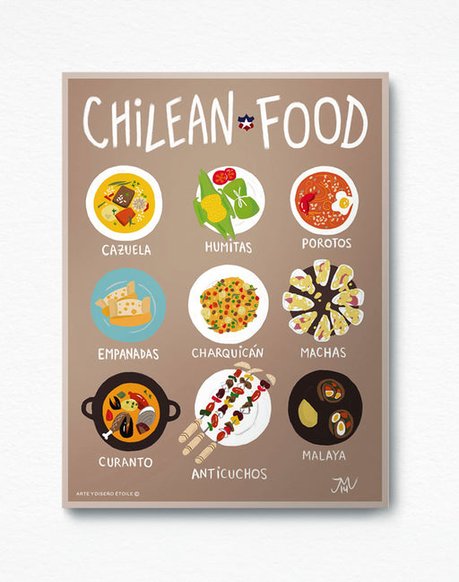 Chilean Food - Lámina - Mappin