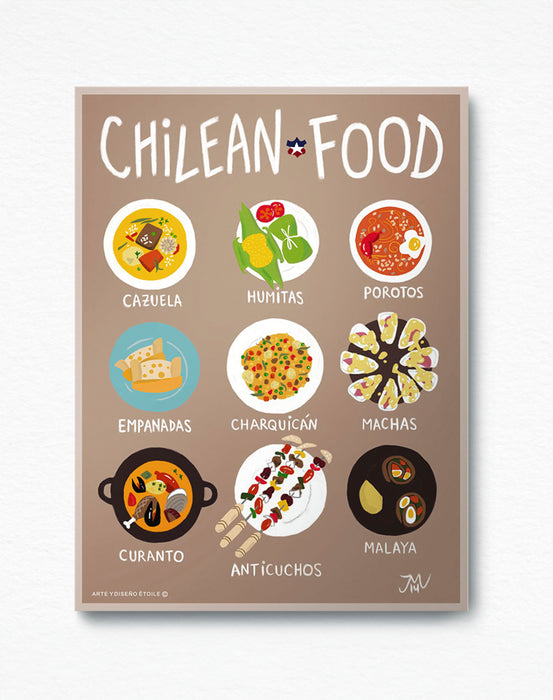 Chilean Food - Lámina - Mappin