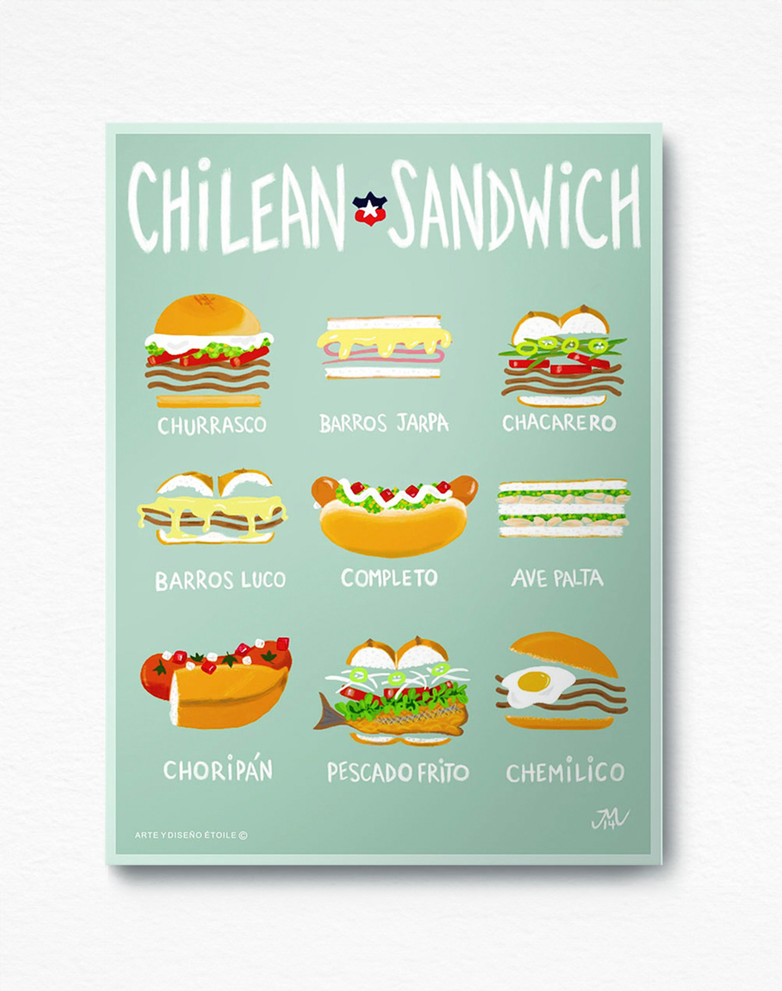 Chilean Sandwich - Lámina