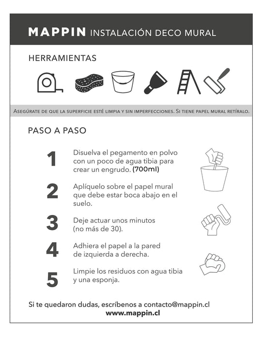 Mapa Mundi Infantil - Papel Mural