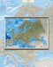 Mapa Físico de Europa - Lámina con Flejes - Mappin