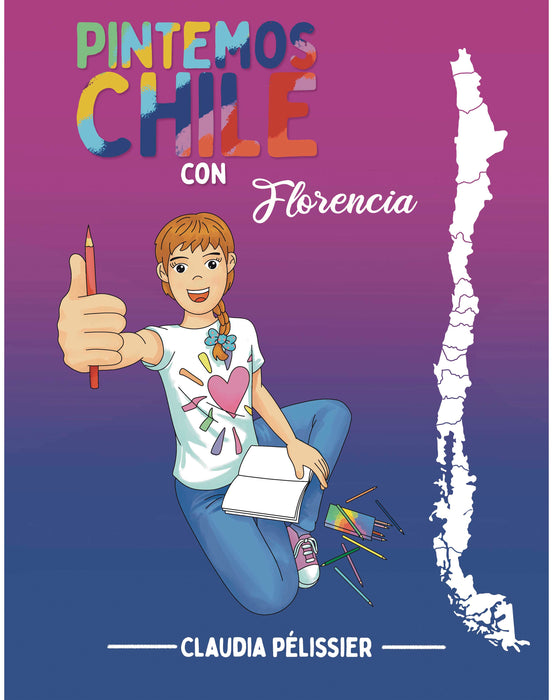 Book Let's paint Chile with Florence