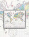 Mapa Geológico del Mundo 1853 - Lámina - Mappin