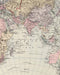 Mapa del Mundo 1879 - Enmarcado - Mappin