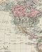 Mapa del Mundo 1879 - Enmarcado - Mappin