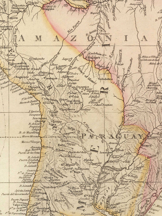Mapa del Mundo de 1808 - Lámina