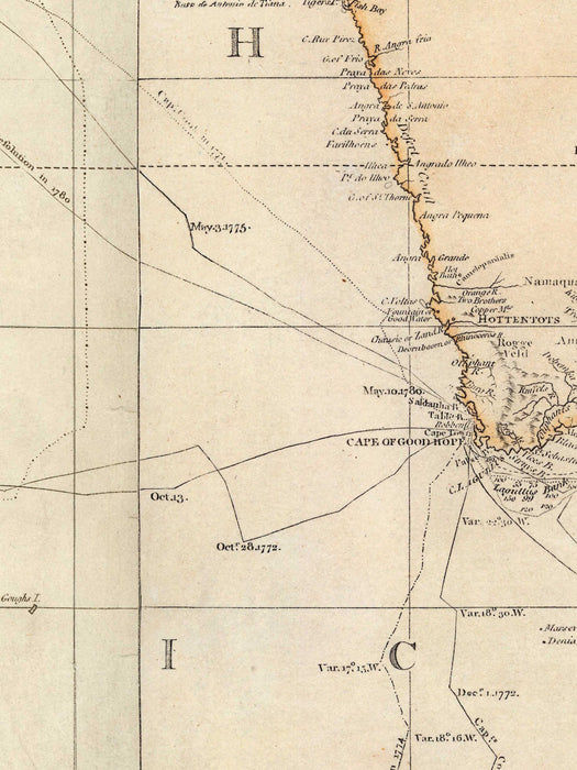 Mapa del Mundo de 1808 - Lámina