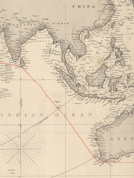 Mapa del Mundo de 1877