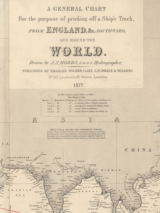 Mapa del Mundo de 1877