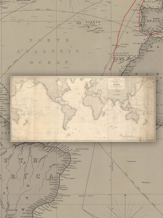 Mapa del Mundo de 1877