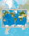 Mapa Físico del Mundo (Gran Formato) - Lámina con Flejes - Mappin