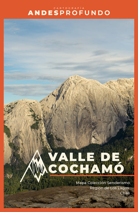 Mapa Senderismo Valle de Cochamó - Plegable