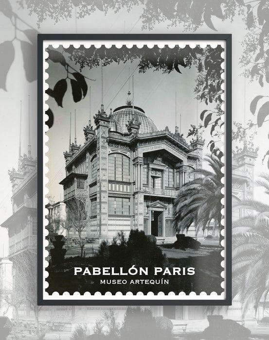 Pabellón Paris, Estación Central - Enmarcado