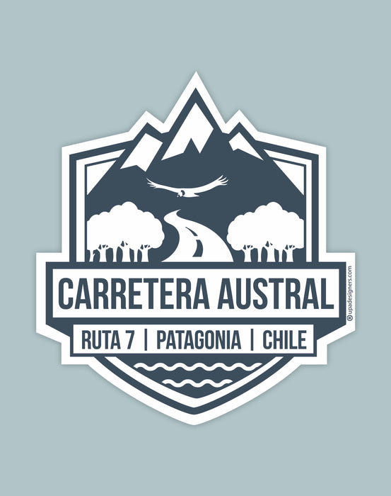 Sticker Route 7 Carretera Austral