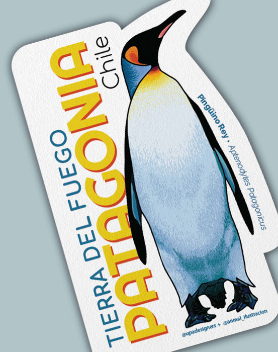 Sticker Pingüino Rey Tierra del Fuego
