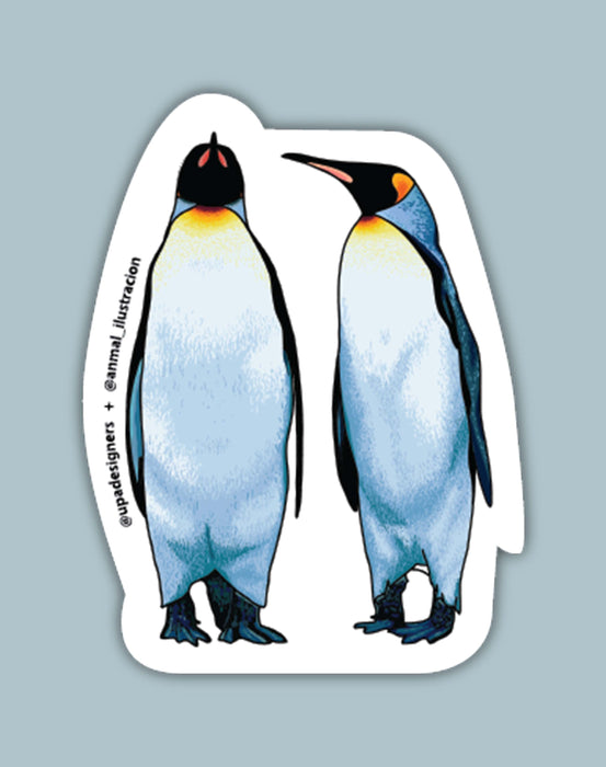 Sticker Pingüino Rey