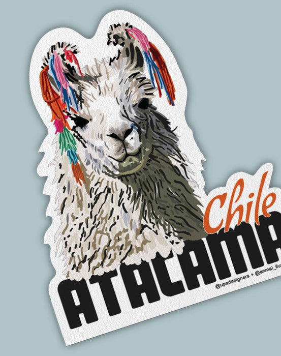 Sticker Llama Atacama