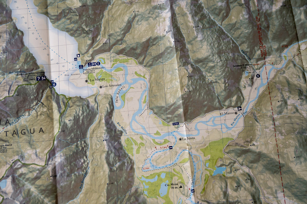 Mapa Senderismo Valle de Cochamó - Plegable