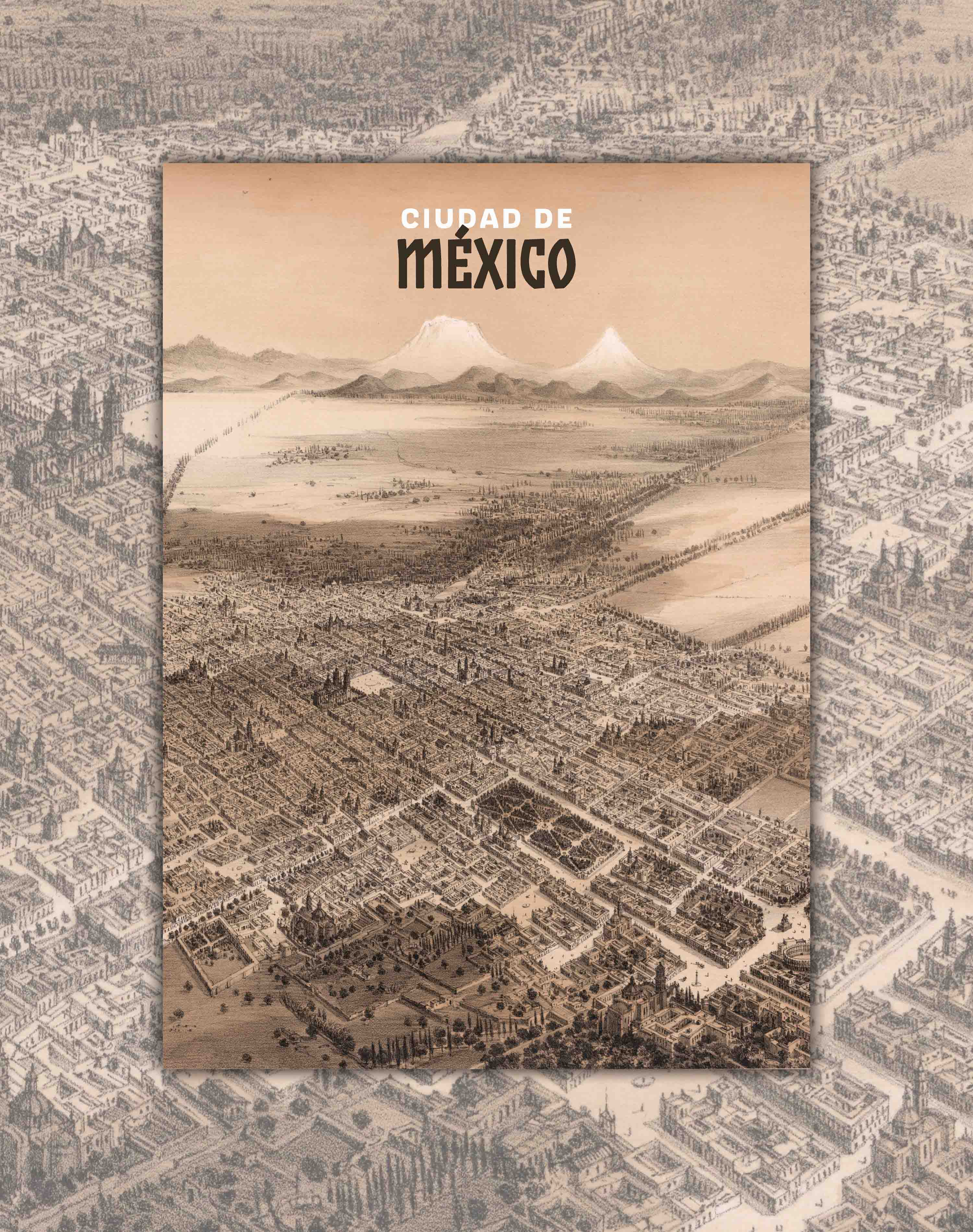 Poster Ciudad de México - Lámina
