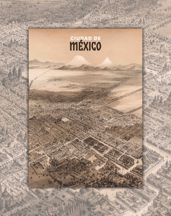 Poster Ciudad de México - Lámina - Mappin