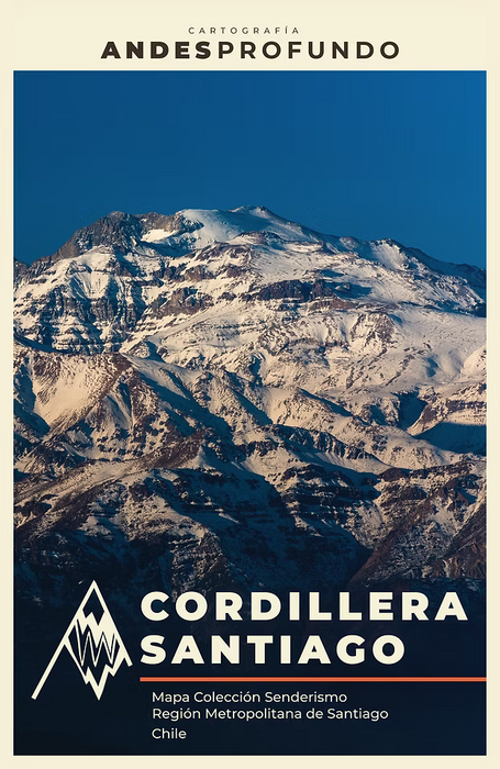 Mapa Senderismo Cordillera de Santiago - Plegable