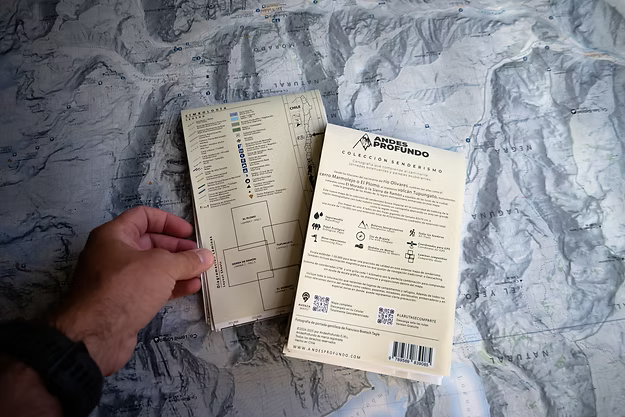 Mapa Senderismo Cordillera de Santiago - Plegable