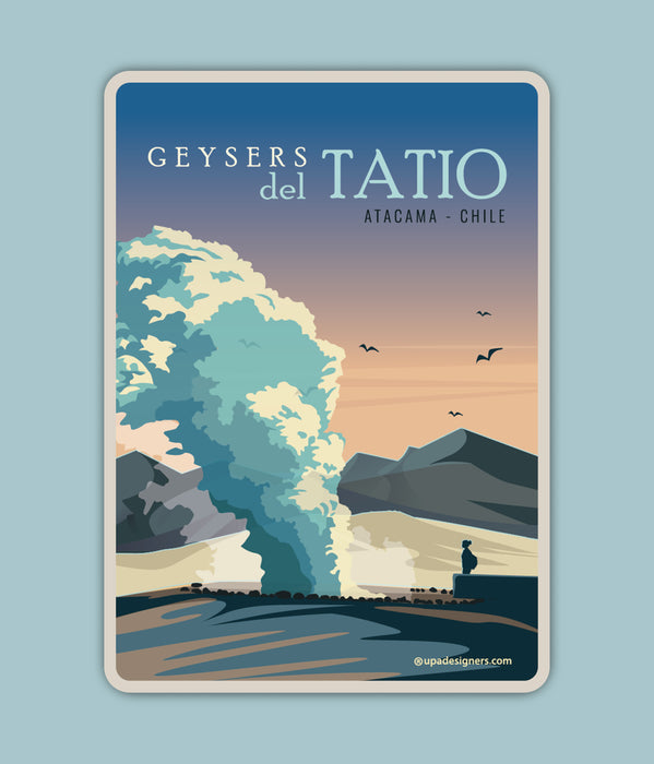 Sticker Geysers del Tatio