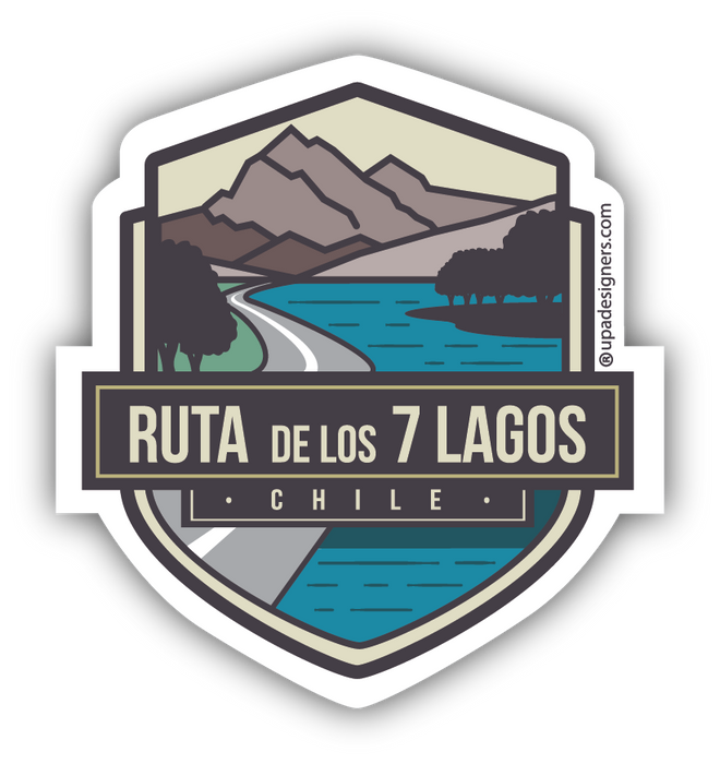 Sticker Ruta de los 7 Lagos