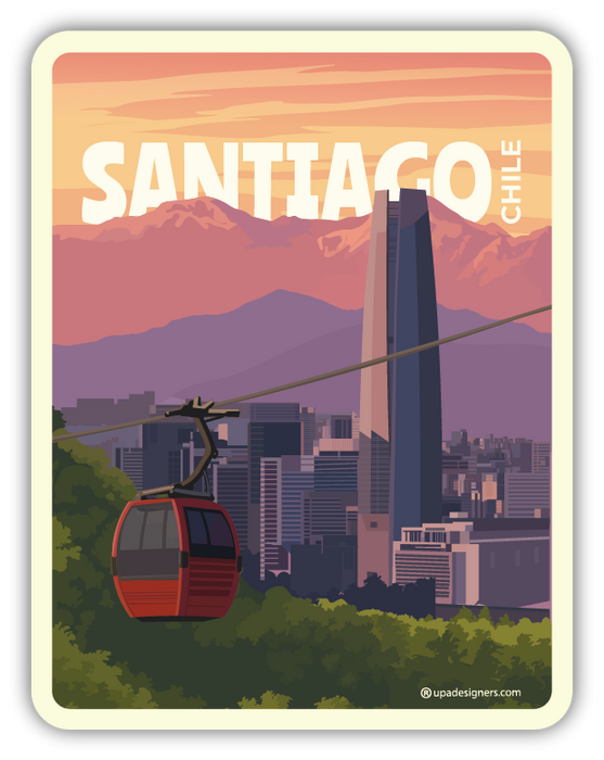 Sticker Santiago Teleférico