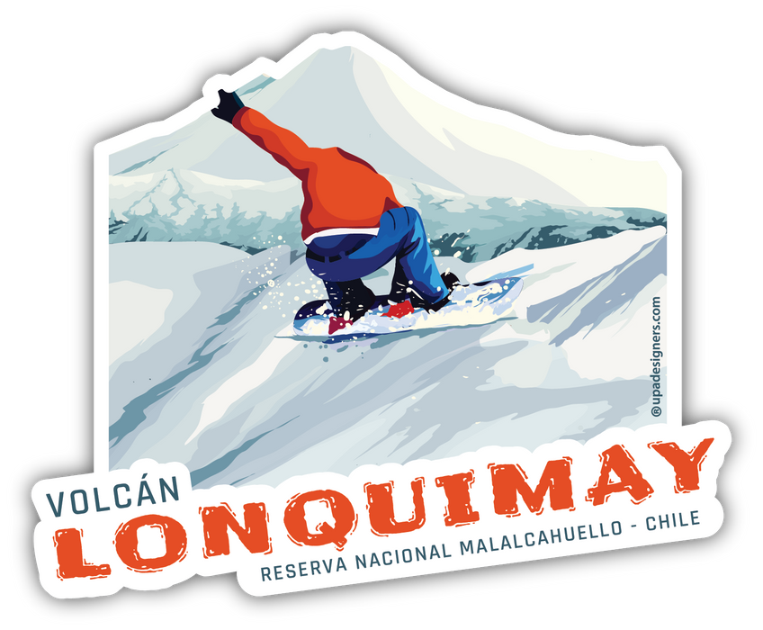 Sticker Snowboard Lonquimay