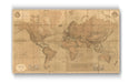 Mapa Mundi Vintage - Lámina - Mappin