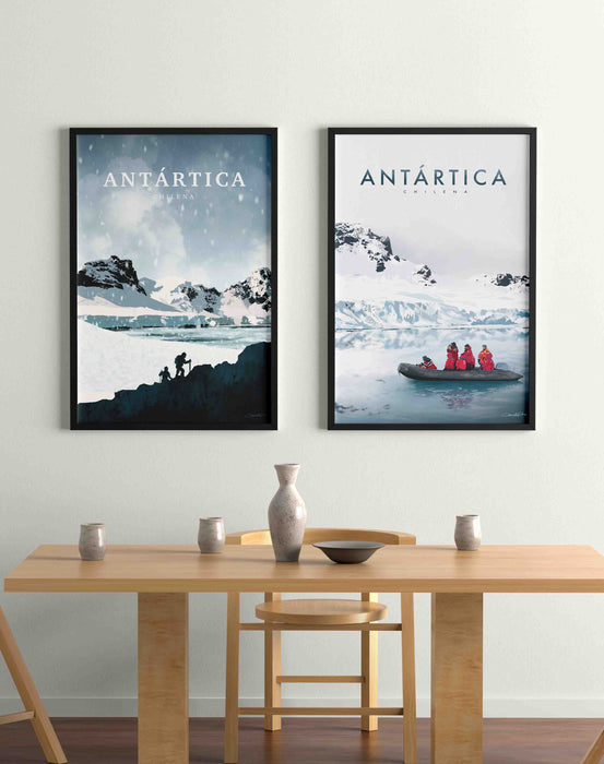 Poster Antártica Trekking - Enmarcado - Mappin