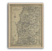 Mapa de Arauco Vintage - Enmarcado - Mappin