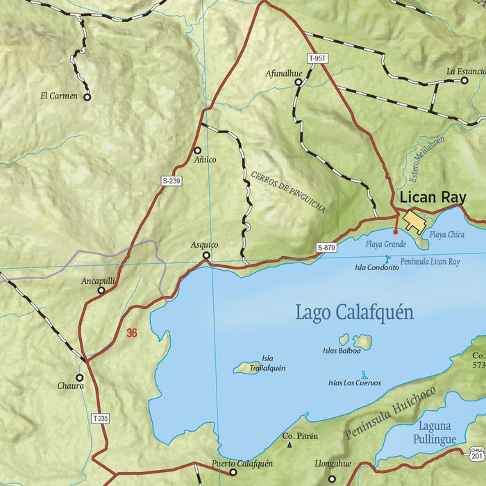 Lago Calafquén - Lámina - Mappin