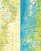 Mapa de Chile Físico Gran Formato - Lámina con Flejes - Mappin