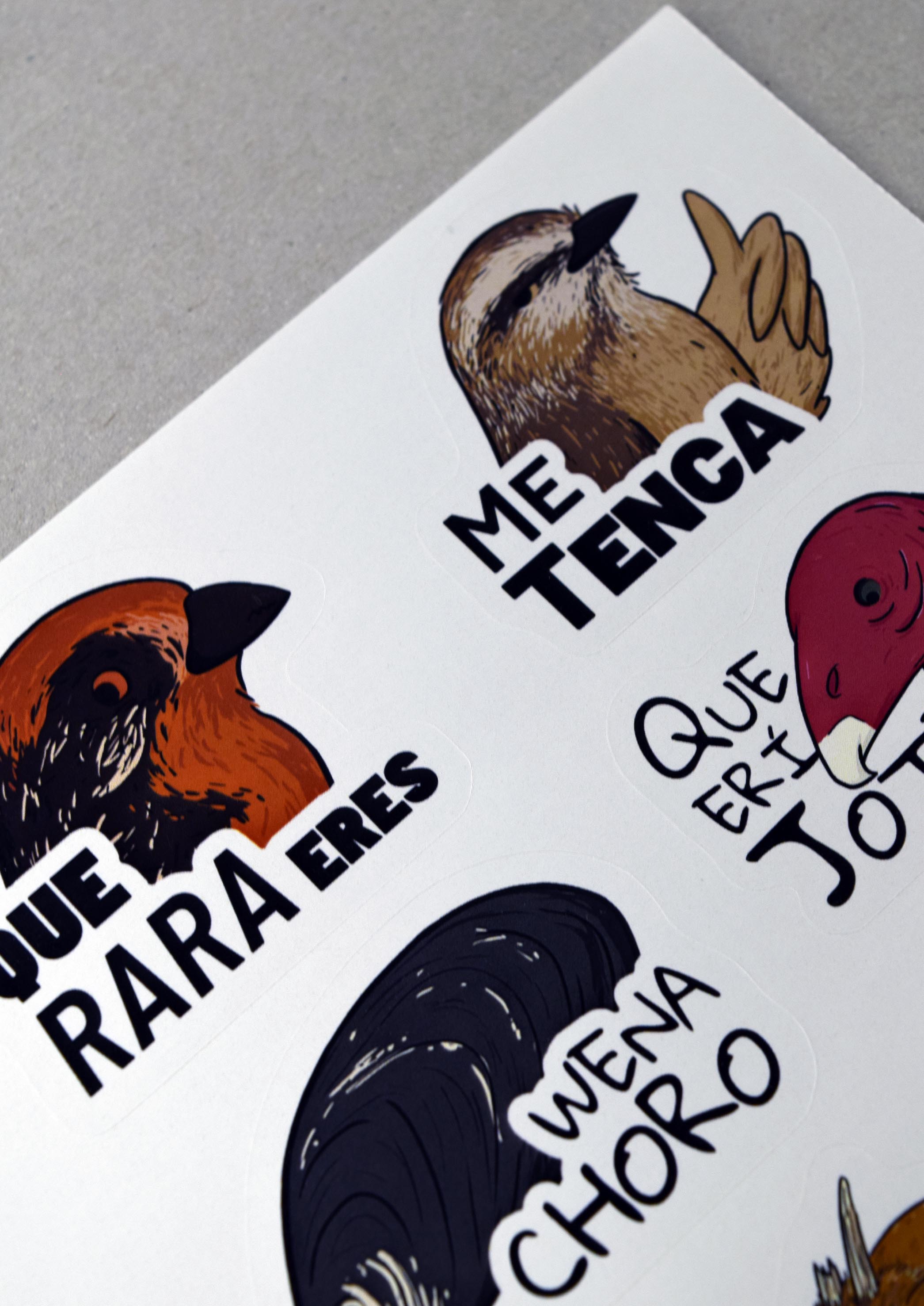 Set Stickers - Dichos de Fauna Chilena I