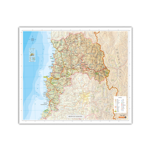 Mapa Región de Valparaíso - Mappin