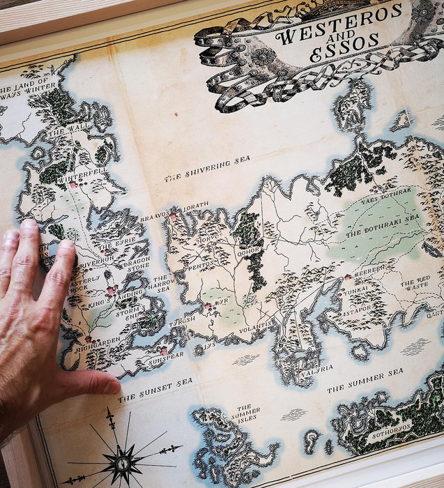 Game of Thrones Map - Art Print 