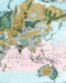 Mapa Geologico del Mundo 1852 - Enmarcado - Mappin
