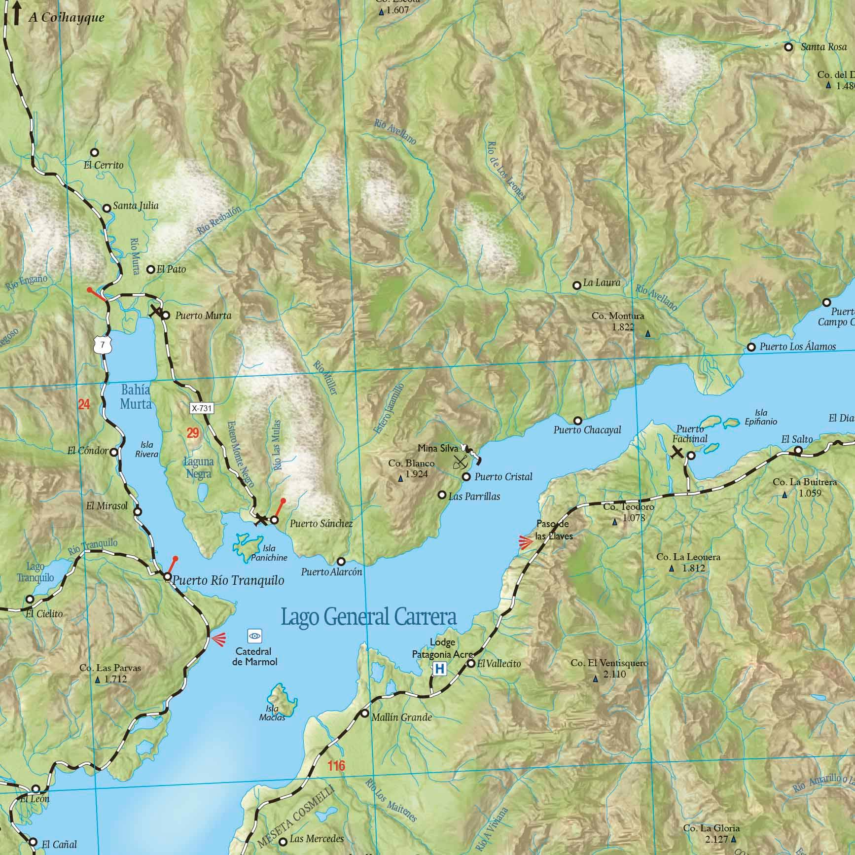 Lago General Carrera - Lámina - Mappin