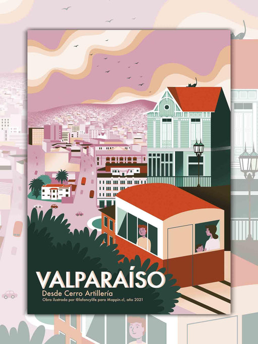 Poster Valparaíso - Lámina - Mappin