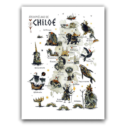 Chiloé Mitológico - Lámina - Mappin