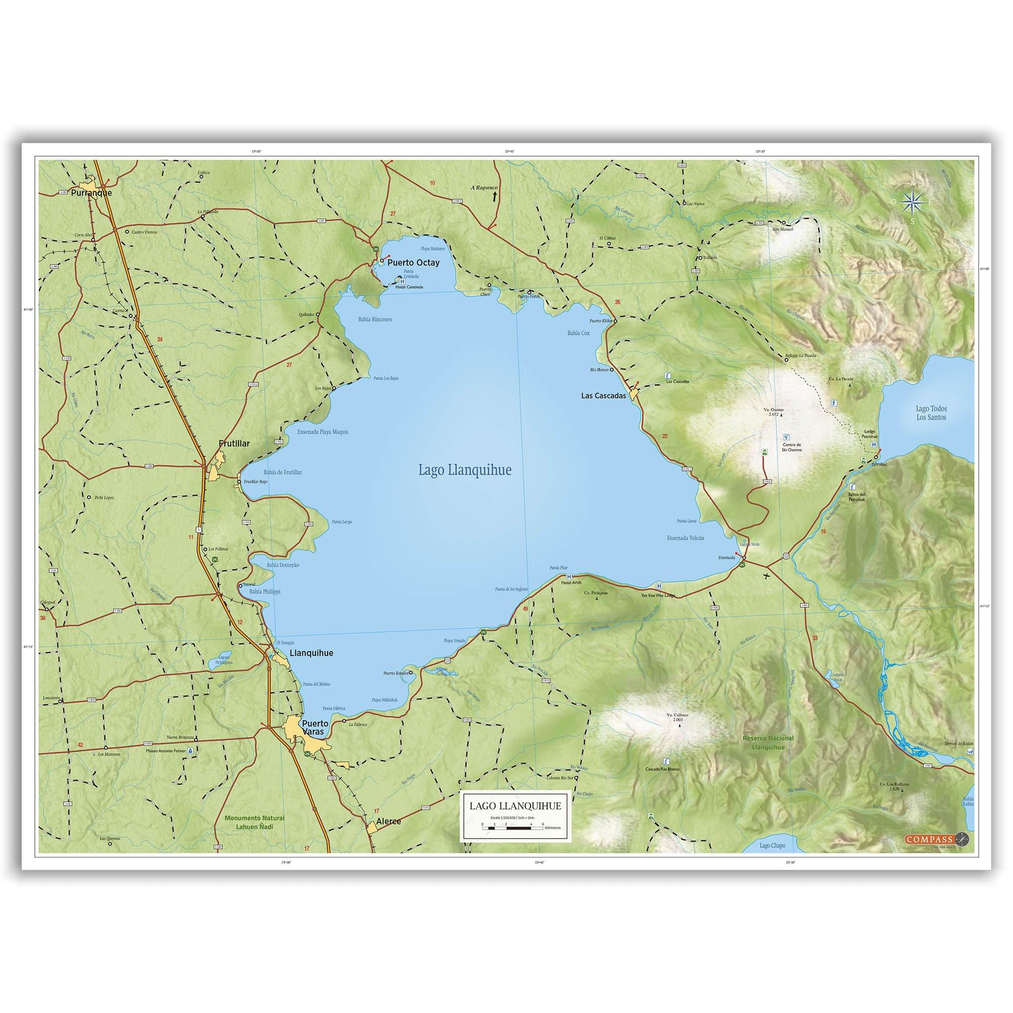 Lago Llanquihue - Lámina - Mappin