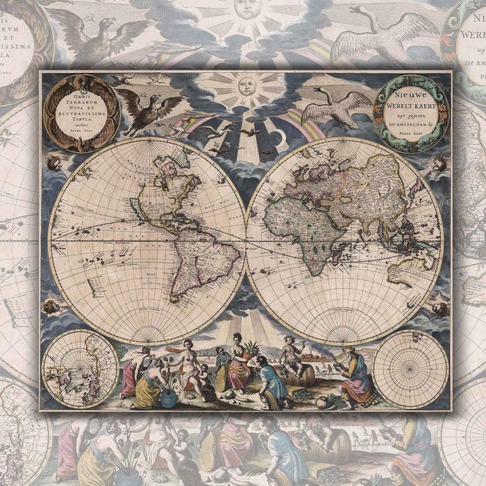 Mundi New Earth Map - Print