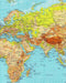 Mapa del Mundo 1970 - Enmarcado - Mappin