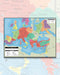 Europa y Las Cruzadas (año 1140), Imperio Carolingio (814) - Lámina - Mappin